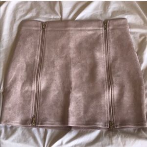 suede skirt NWT